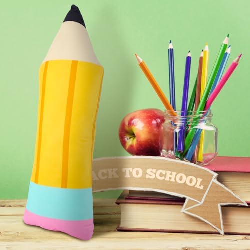 Cute Pencil Plush Pillow for Kids Classroom
