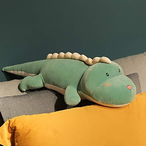 Green Dinosaur Plush Pillow for Kids