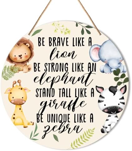 Muktoujaumai Nursery Wall Decor Sign