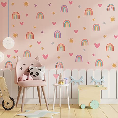 Epakh Rainbow Wall Stickers for Kids Room