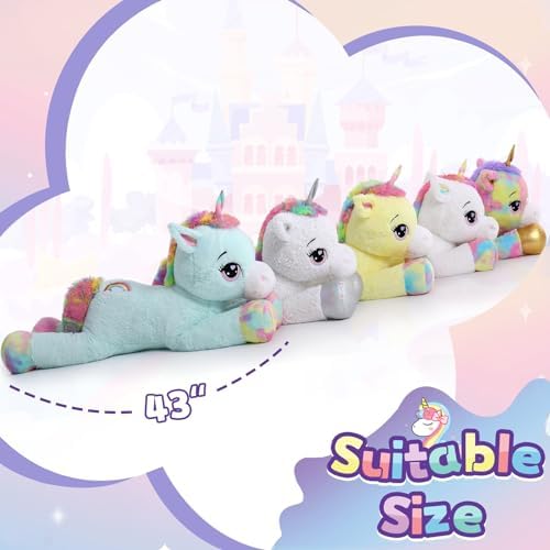MaoGoLan 43 Big Unicorn Plush Pillow