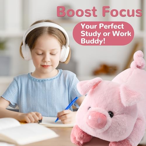Meowtastic Weighted Plush Pig