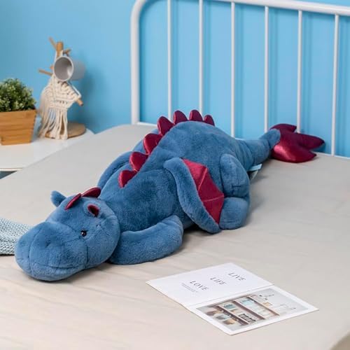 276 Inch Blue Dragon Plush Pillow