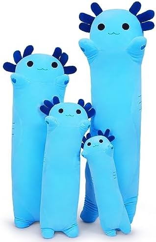 196 Inch Axolotl Plush Pillow - Soft Cuddly Toy