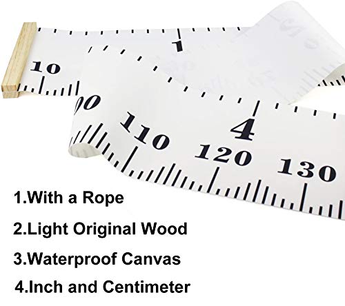 Growth Chart for Kids Wall Ruler with 2 Scales