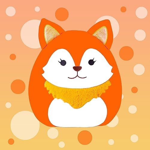 Large Fox Plush Pillow Stuffed Animal Toy