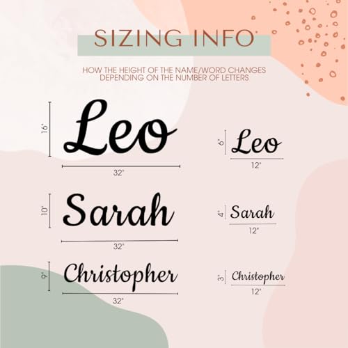 Personalized Wooden Name Sign for Nursery