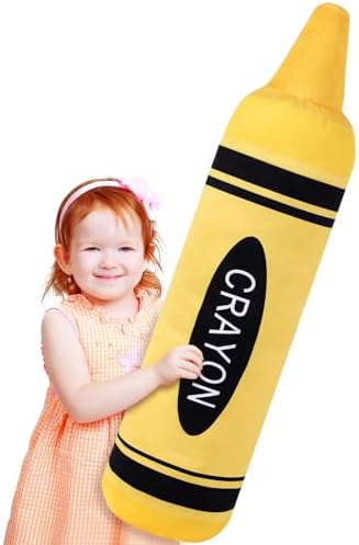 30 Inch Crayon Shaped Plush Pillow 1