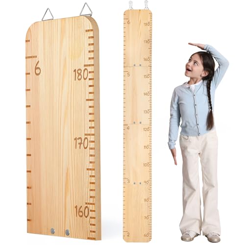 Unicorn Castle Wooden Wall Height Chart