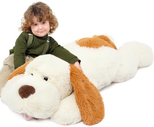 MorisMos Giant Dog Plush Pillow Toy