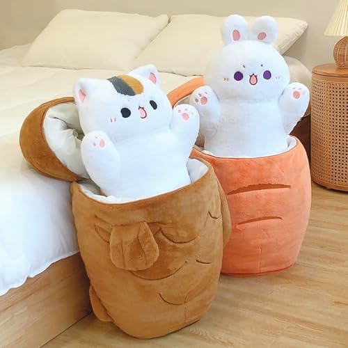 Taiyaki Cat Plush Pillow 118 Inch
