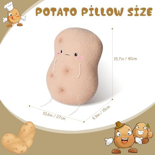 Marble Empire Potato Plush Pillow