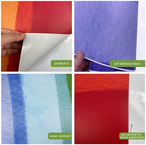 Fabric Rainbow Wall Decals for Kids Room