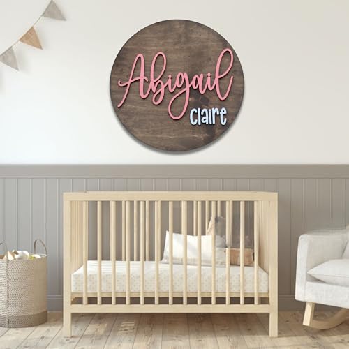 Custom 3D Baby Name Sign with 30 Colors