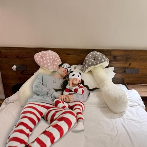 Hofun4U Mushroom Plush Pillow Pink