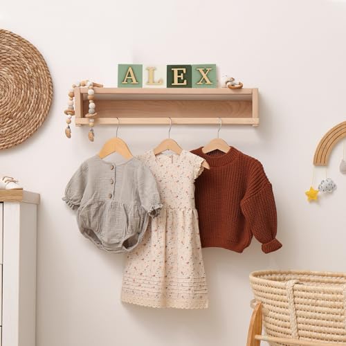 Kigley 8 Letter Wooden Name Sign Blocks 1