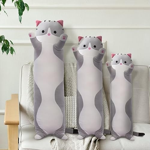 Cute Cat Plush Body Pillow for Kids