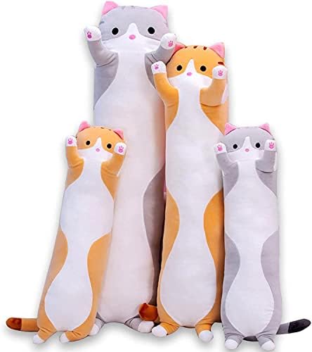 Cute Cat Plush Body Pillow for Hugging