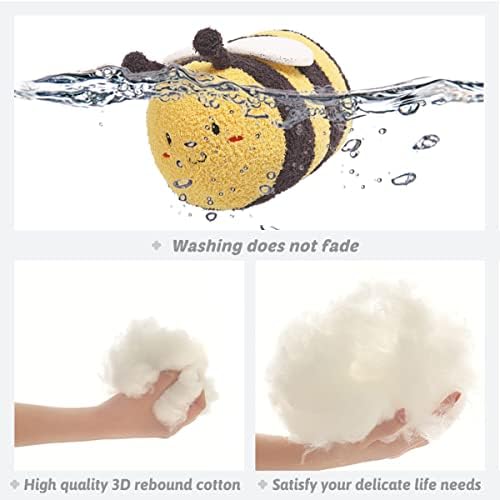 ARELUX 14in Plush Bumblebee Pillow Toy