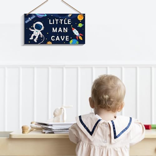 Space Astronaut Little Man Cave Wall Sign
