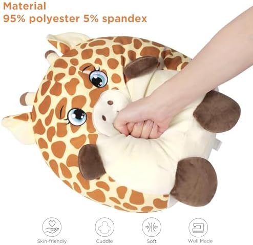 GAGAKU Cute Giraffe Plush Pillow for Kids and Girls