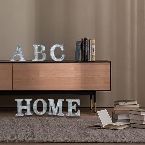 4 Inch Unfinished Wood Letters for Wall Decor