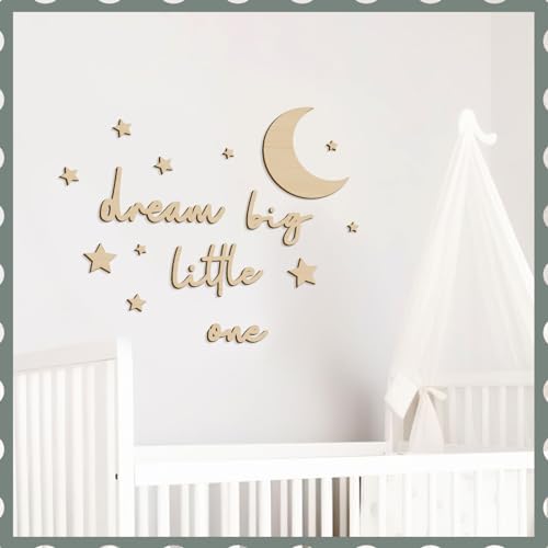 15 Pcs Wooden Nursery Wall Decor Set