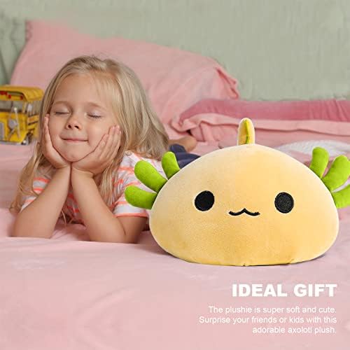 Onsoyours Yellow Axolotl Plush Pillow
