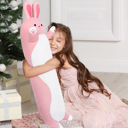 Sprinqdawin Long Rabbit Plush Pillow