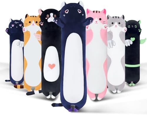 Long Cat Plush Body Pillow for Kids 1