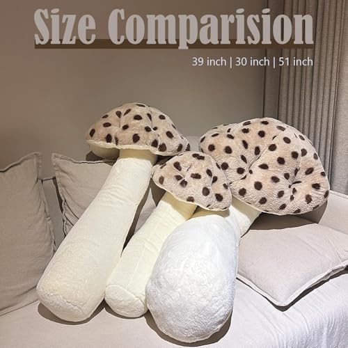 Hofun4U Mushroom Plush Pillow - Brown