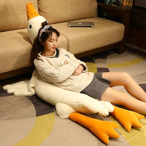 Giant White Goose Plush Pillow 748in