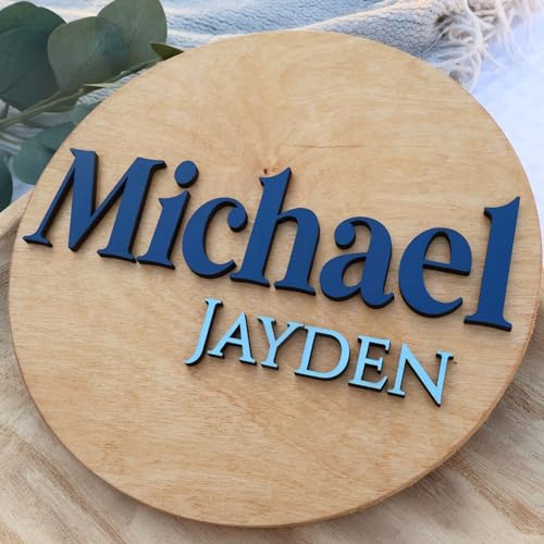 Custom 3D Baby Name Sign