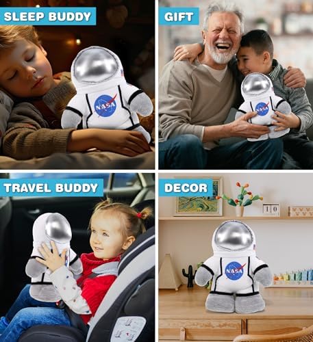 DolliBu Snug Mooshies Standing Astronaut Plush Toy