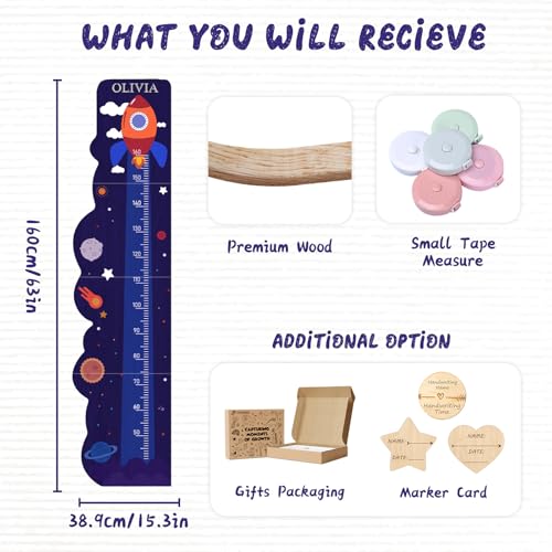 Personalized Name Growth Chart for Wall 1