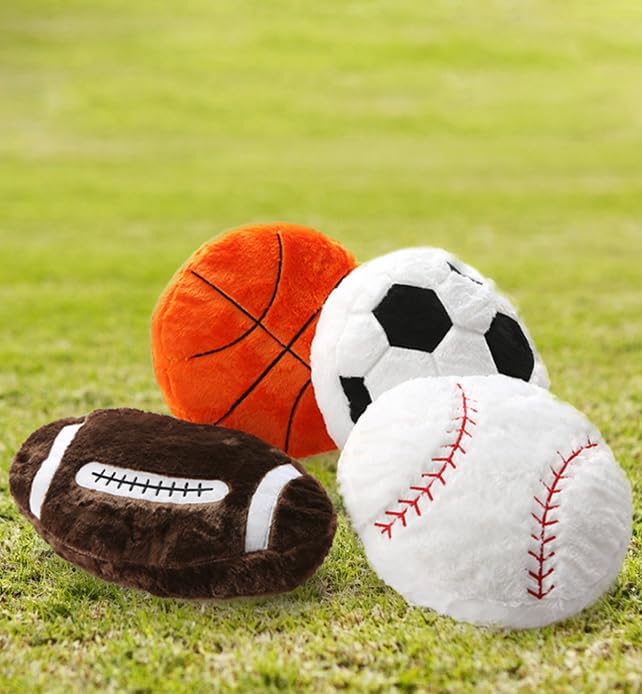 14 Inch Fluffy Soccer Ball Plush Pillow 1