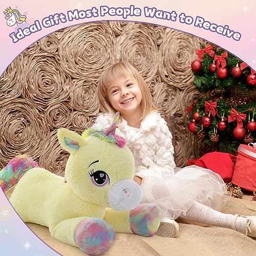 MaoGoLan 43 Inch Giant Unicorn Plush Pillow 1