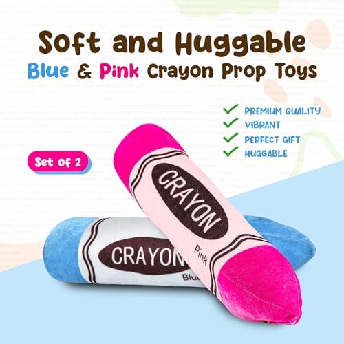 Forest Twelfth 14 Inch Stuffed Crayons Set