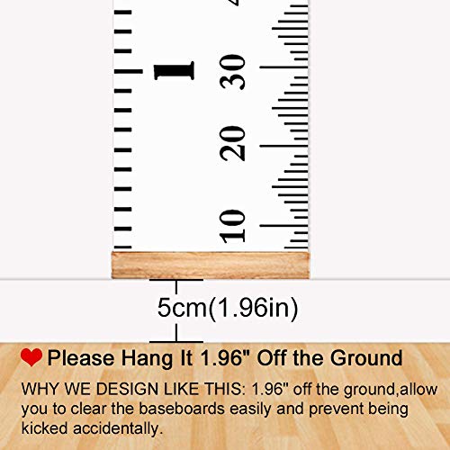 Mibote Baby Growth Chart Wall Decor