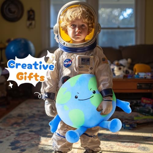 Earth Plush Pillow for Kids and Astronomy