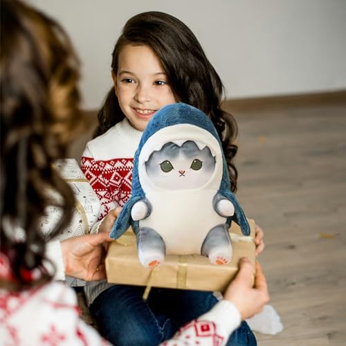 Kawaii Shark Cat Plush Pillow Toy 1