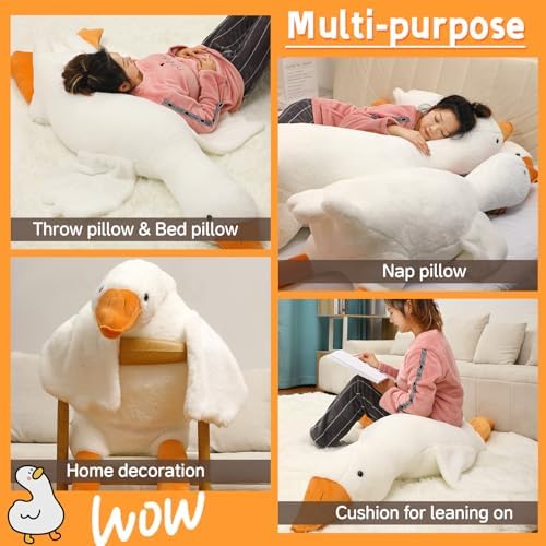 52 Inch Giant Goose Plush Hug Pillow