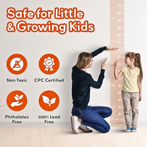 Tiny Whisper Kids Height Wall Chart