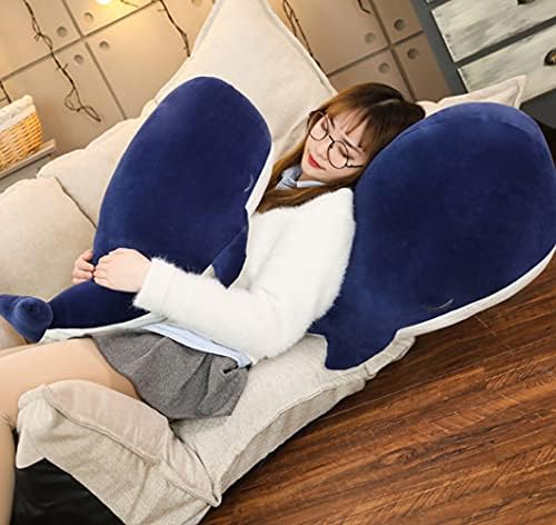MUPI Blue Whale Plush Pillow 26 Inch