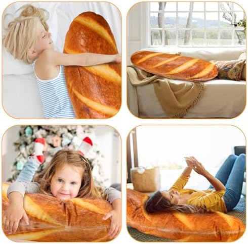 48 Inch Bread Plush Pillow for Kids