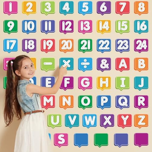 FLYAB Alphabet Number Wall Stickers 1