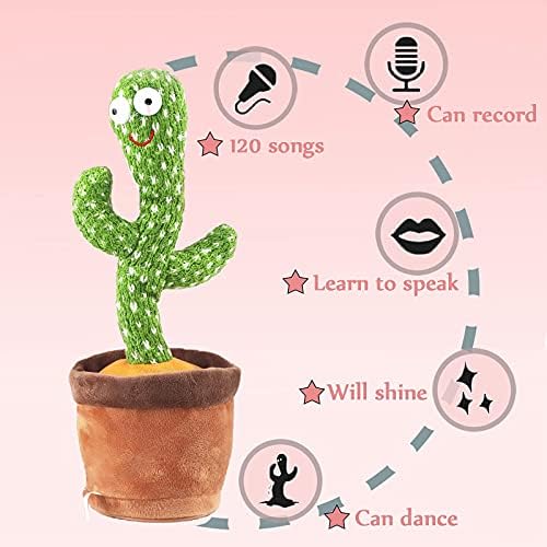 Starhig Dancing Cactus Talking Toy