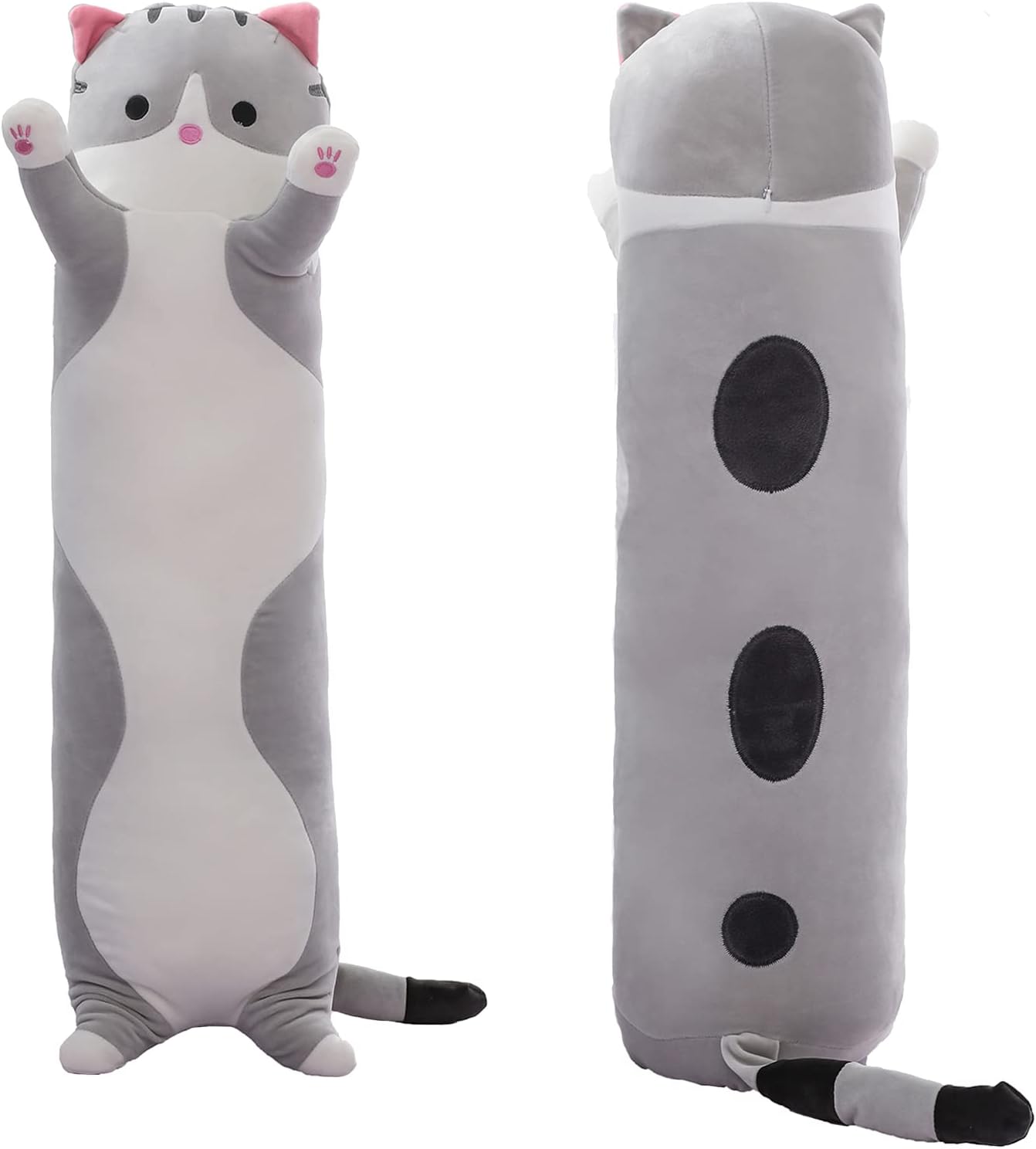 Cute Cat Plush Body Pillow for Kids