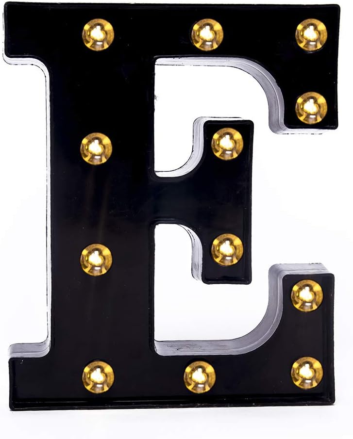 Foaky Black LED Marquee Number Light Sign 1