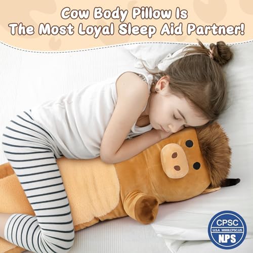 Highland Cow Plush Body Pillow